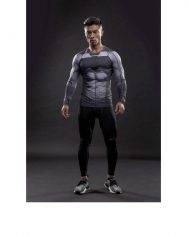 BATMAN LONG SLEEVE COMPRESSION SHIRT 4