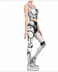 Battle Damaged Storm Trooper Fitness Leggings 1