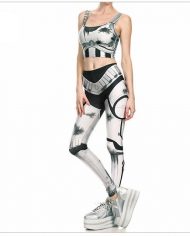 Battle Damaged Storm Trooper Fitness Leggings