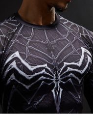 Dark Web Symbiote Long Sleeve Compression Shirt 3