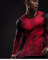 Deadpool Long Sleeve Compression Shirt 1