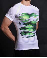 Hulk Alter Ego White Compression Shirt 1