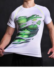 Hulk Alter Ego White Compression Shirt 2