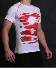 Iron Man Alter Ego White Compression Shirt 1