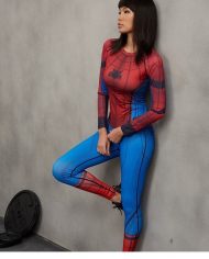 Ladies Civil War Spiderman Long Sleeve Compression Shirt 2