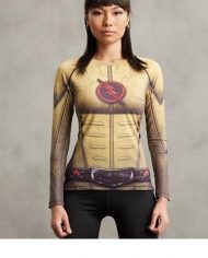 Ladies Reverse The Fastest Man Alive Long Sleeve Compression Shirt 2