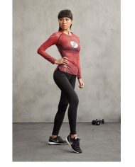 Ladies The Fastest Man Alive Long Sleeve Compression Shirt 3