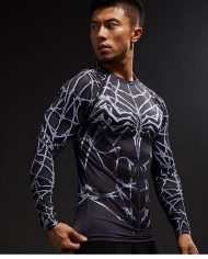 Light Web Symbiote Long Sleeve Compression Shirt 3