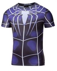 Purple Spiderman Compression Shirt 1