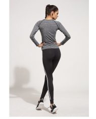 Slim Striped Active Athleisure Leggings 1