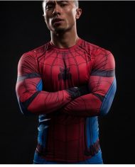 Spiderman Long Sleeve Compression Shirt 4