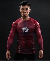 The Flash TV Series Long Sleeve Compression Shirt 1