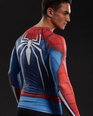 Spiderman 3D Printed Compression Shirt 4